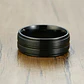 Anillo Black Lines, Acero Inoxidable, Hombre - Miniatura 5
