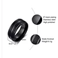 Anillo Black Lines, Acero Inoxidable, Hombre - Miniatura 6