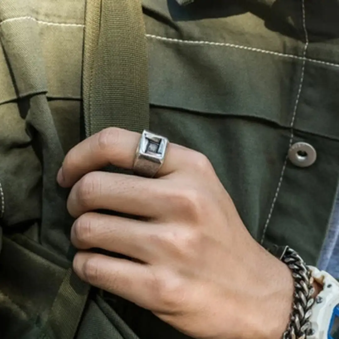 Anillo Vikingo Björn, Estilo Vintage, Acero Inoxidable 3