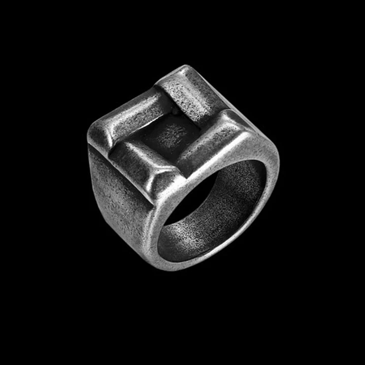 Anillo Vikingo Björn, Estilo Vintage, Acero Inoxidable 4