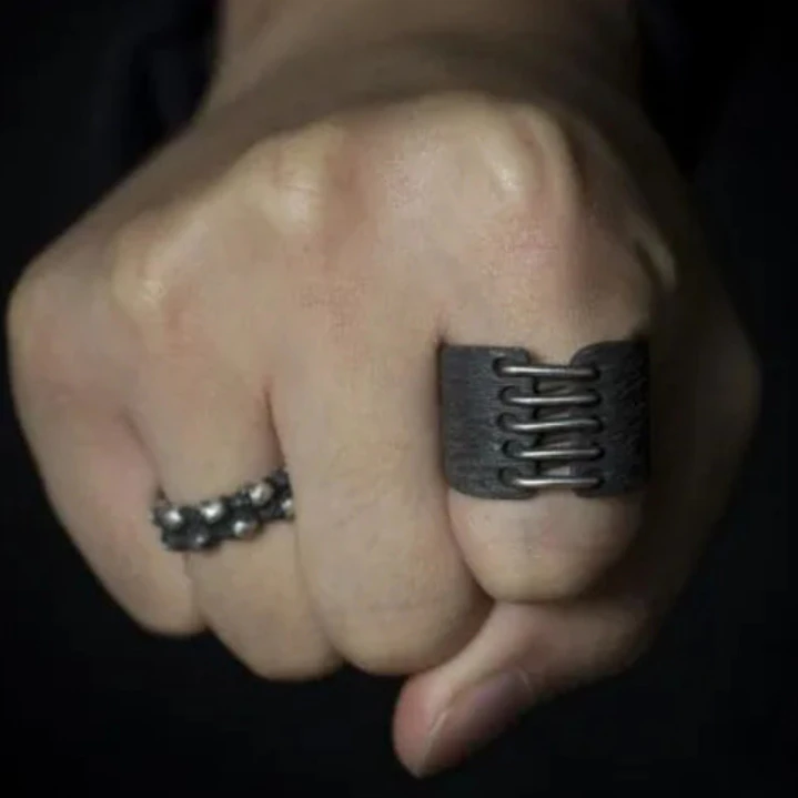 Anillo Vikingo Seid, Acero Inoxidable Vintage 2