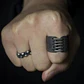 Anillo Vikingo Seid, Acero Inoxidable Vintage - Miniatura 2