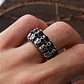 Anillo Cráneos, Acero Inoxidable, Hombre - Miniatura 3