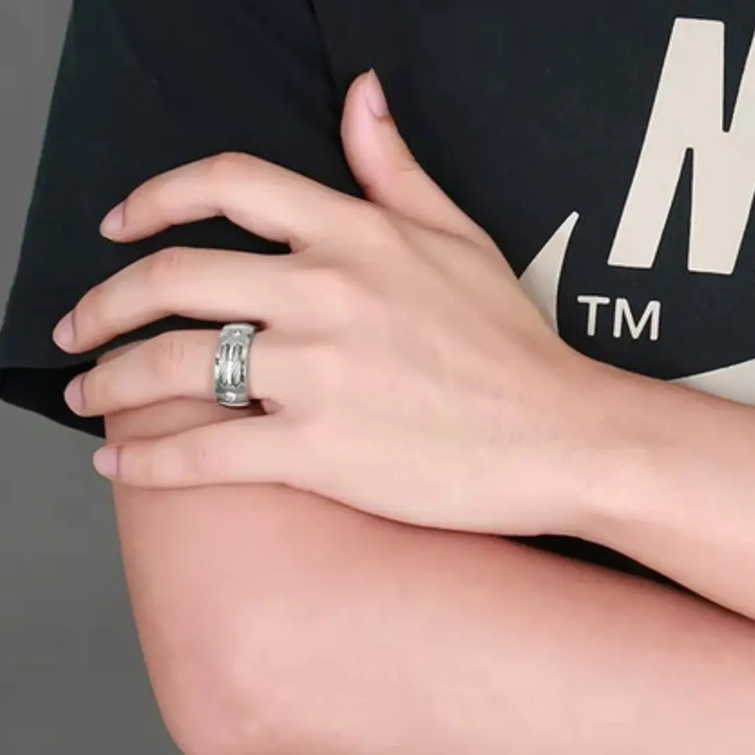 Anillo Classic Barcelona, Acero Inoxidable, Hombre 2