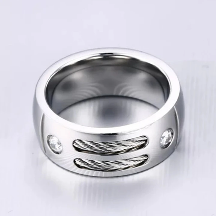 Anillo Classic Barcelona, Acero Inoxidable, Hombre 4