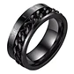 Anillo Romano Spinner Giratorio, Acero Inoxidable, Hombre - Miniatura 1