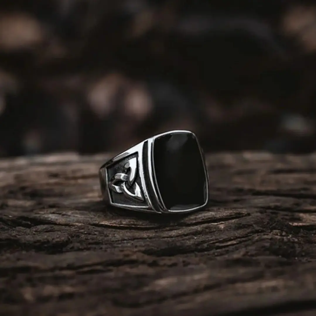 Anillo Nudo Celta, Acero Inoxidable, Hombre 3