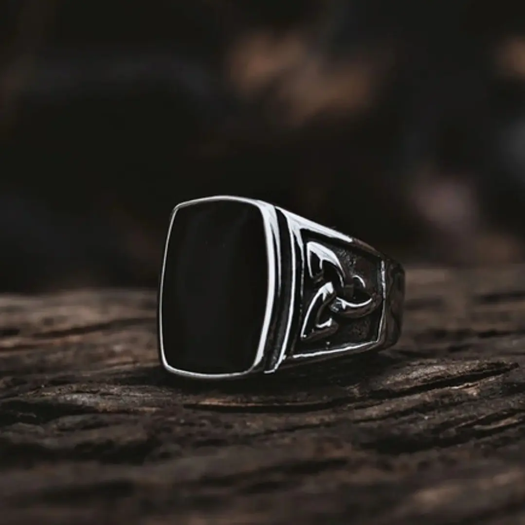 Anillo Nudo Celta, Acero Inoxidable, Hombre 4