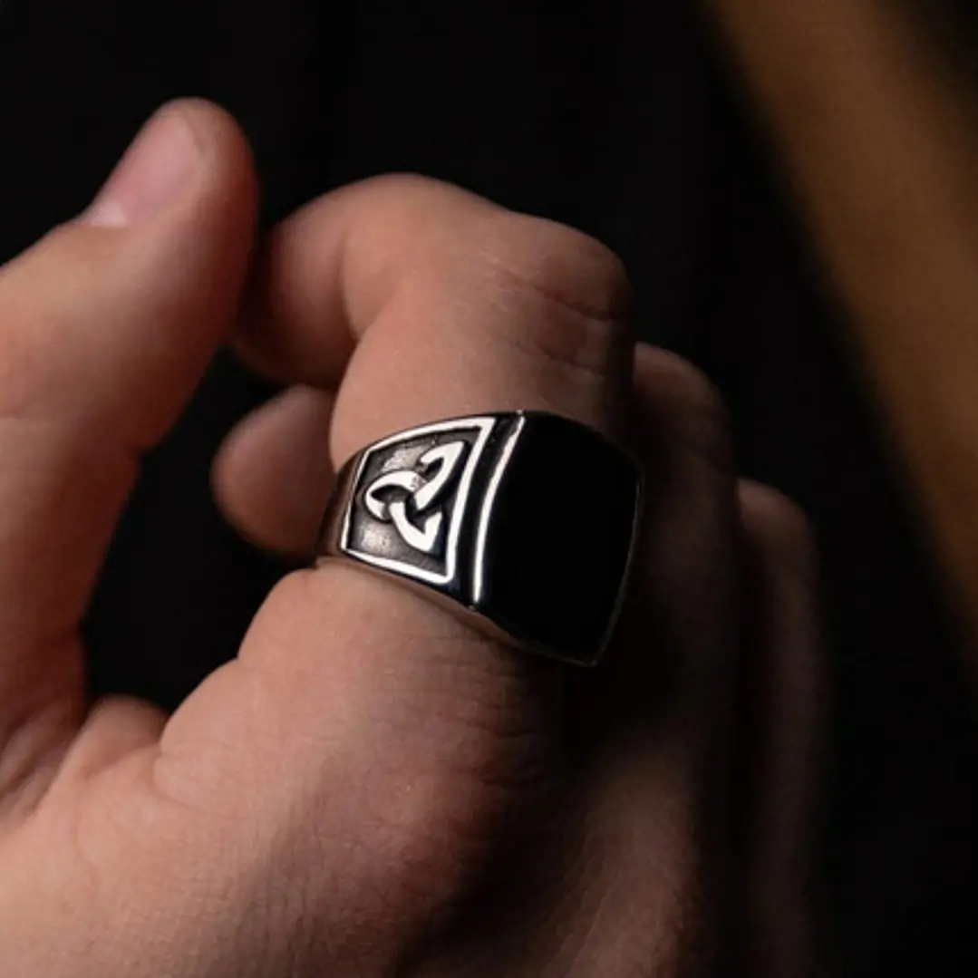 Anillo Nudo Celta, Acero Inoxidable, Hombre 5