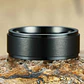 Anillo Black Con Spinner Giratorio, Acero Inoxidable, Unisex - Miniatura 6