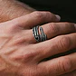 Anillo Pluma, Acero Inoxidable, Hombre - Miniatura 5