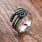 Anillo Pluma, Acero Inoxidable, Hombre - Miniatura 2