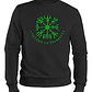 Polerón Vikingo Runa Vegvísir, Estilo Polo Negro, Hombre - Miniatura 4
