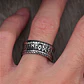 Anillo Vikingo Lagertha Runas, Acero Inoxidable, Unisex - Miniatura 2