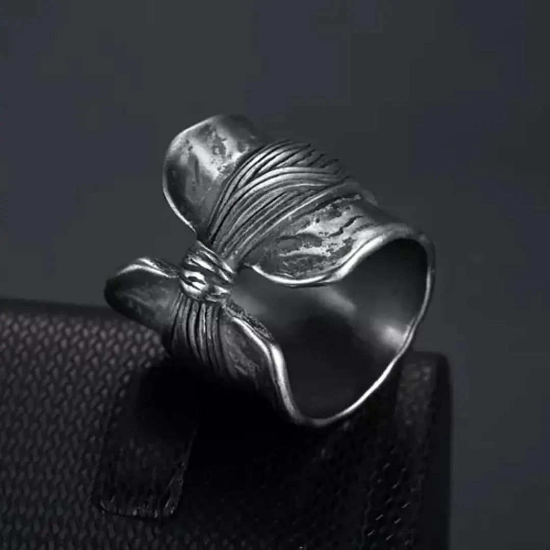 Anillo Vikingo Nudo Ragnar, Estilo Vintage, Acero Inoxidable 4