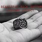 Anillo Vikingo Runa Vegvísir, Acero Inoxidable, Hombre - Miniatura 4