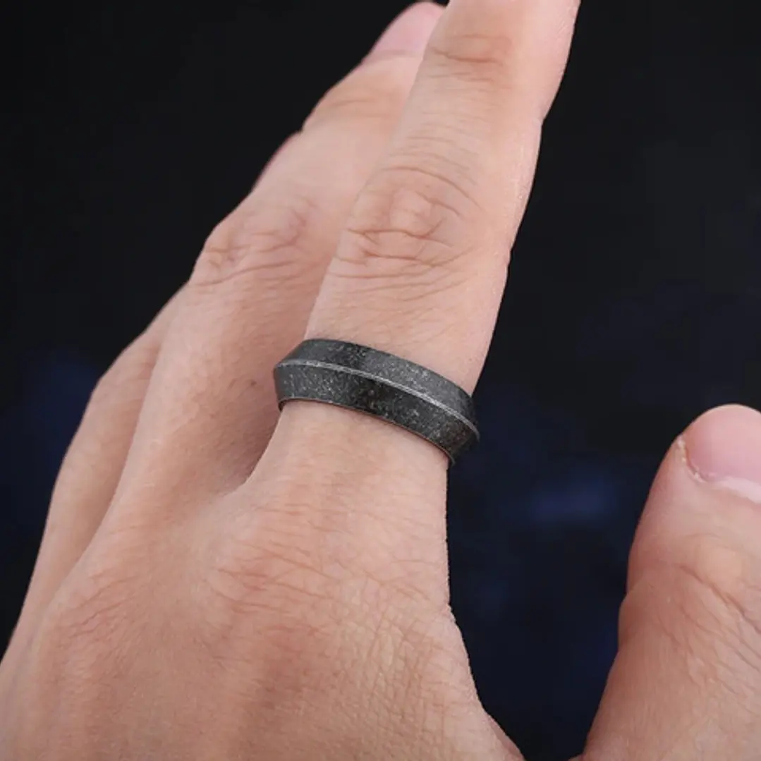 Anillo Vikingo Torstein, Estilo Vintage, Acero Inoxidable 2