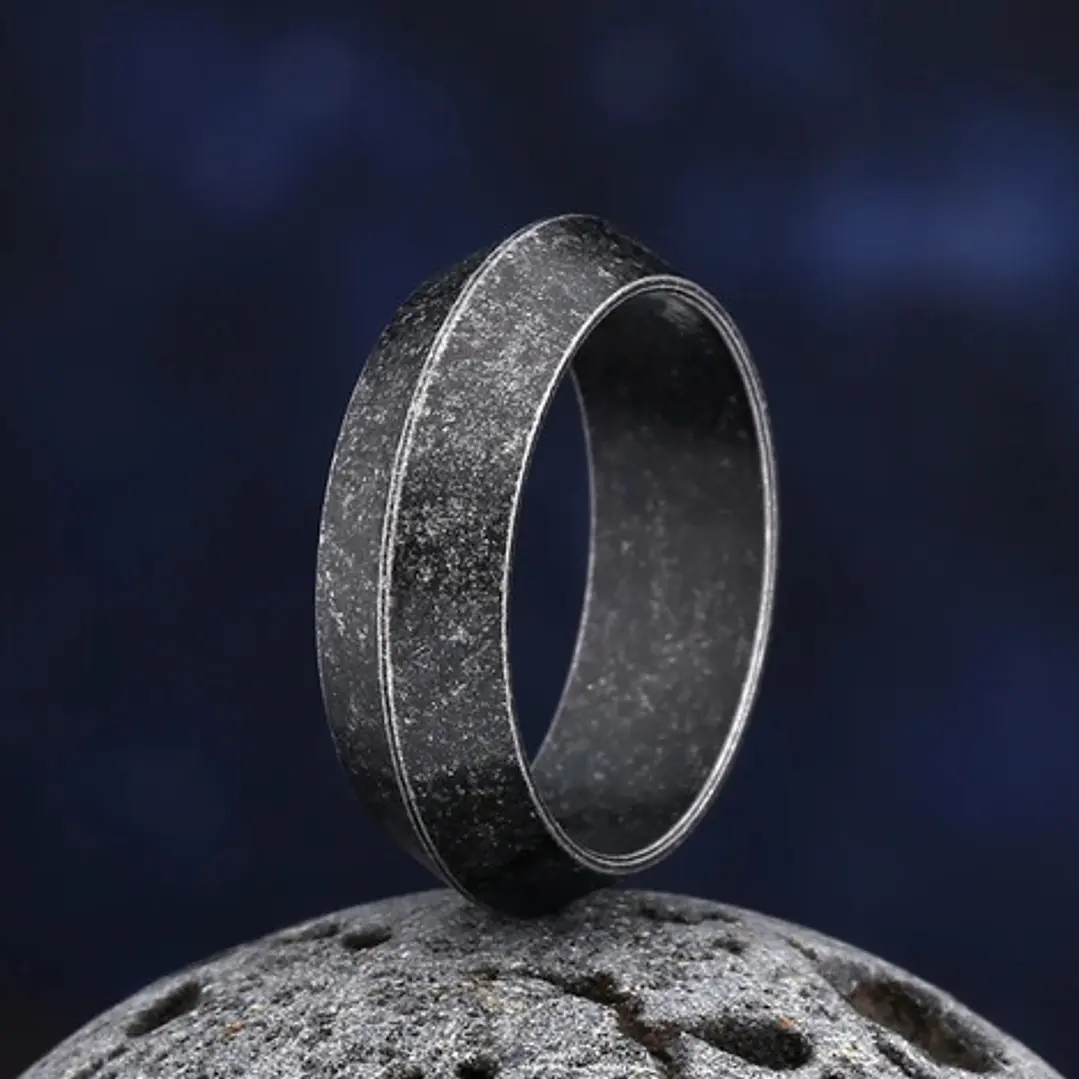 Anillo Vikingo Torstein, Estilo Vintage, Acero Inoxidable 3