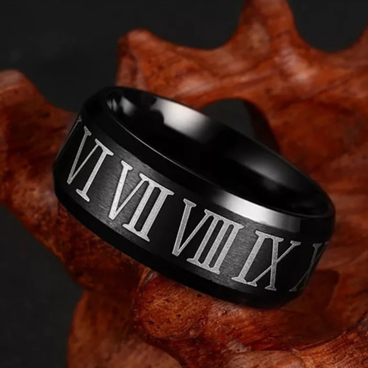 Anillo Romano, Acero Inoxidable 3