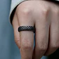 Anillo Escama De Dragón, Acero Inoxidable, Unisex - Miniatura 2
