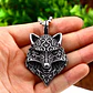 Collar Vikingo Fenrir Black Eyes, Acero Inoxidable, Hombre - Miniatura 2