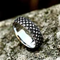 Anillo Escama De Dragón, Acero Inoxidable, Unisex - Miniatura 4