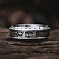 Anillo Yggdrasil, Nudo Y Runas, Acero Inoxidable, Unisex - Miniatura 3