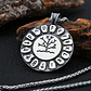 Collar Vikingo Yggdrasil Y Runas, Acero Inoxidable - Miniatura 5