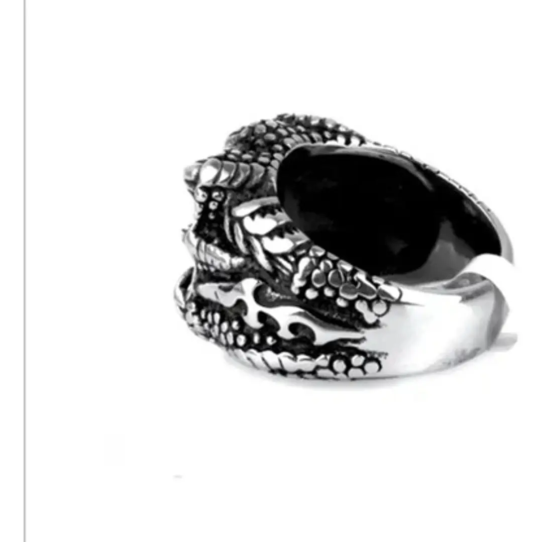 Anillo Garra De Dragón, Acero Inoxidable, Hombre 7