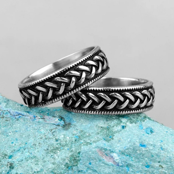 Anillo Compromiso Classic Barcelona, Acero Inoxidable 2