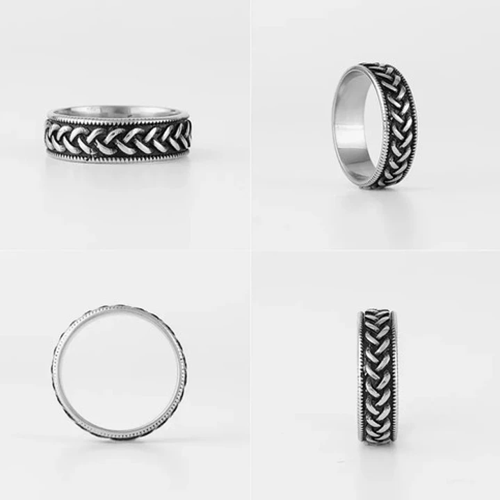 Anillo Compromiso Classic Barcelona, Acero Inoxidable 4