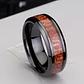Anillo Wood, Acero Inoxidable, Hombre - Miniatura 2