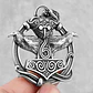 Collar Vikingo Mjölnir Cuervos De Odín, Acero Inox., Hombre - Miniatura 2