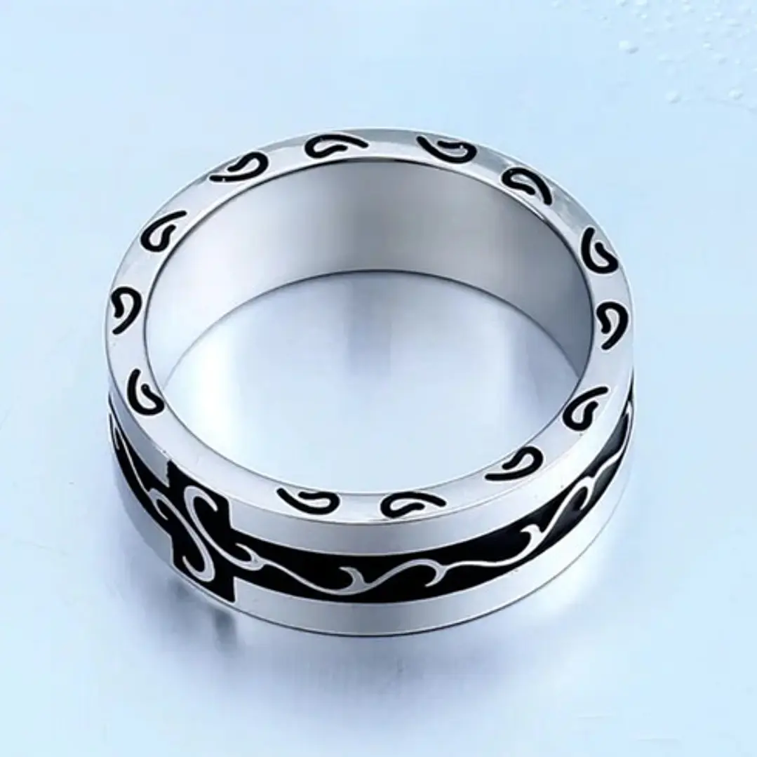 Anillo Luxemburgo, Acero Inoxidable, Unisex 6