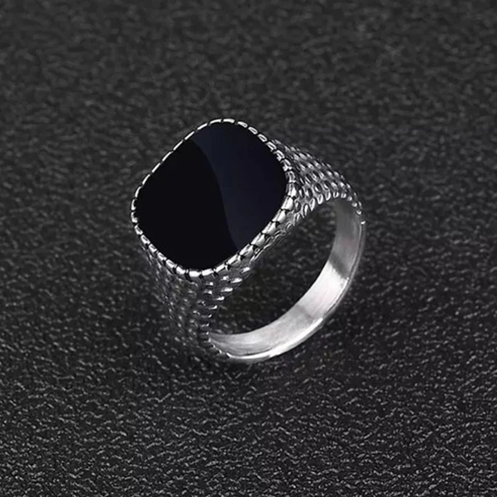 Anillo Roma, Acero Inoxidable, Hombre 2