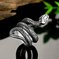 Anillo Serpiente Amaru, Acero Inoxidable, Unisex - Miniatura 3
