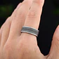 Anillo Aslaug Nudo Y Runas, Acero Inoxidable, Unisex - Miniatura 2