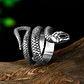 Anillo Serpiente Amaru, Acero Inoxidable, Unisex - Miniatura 4