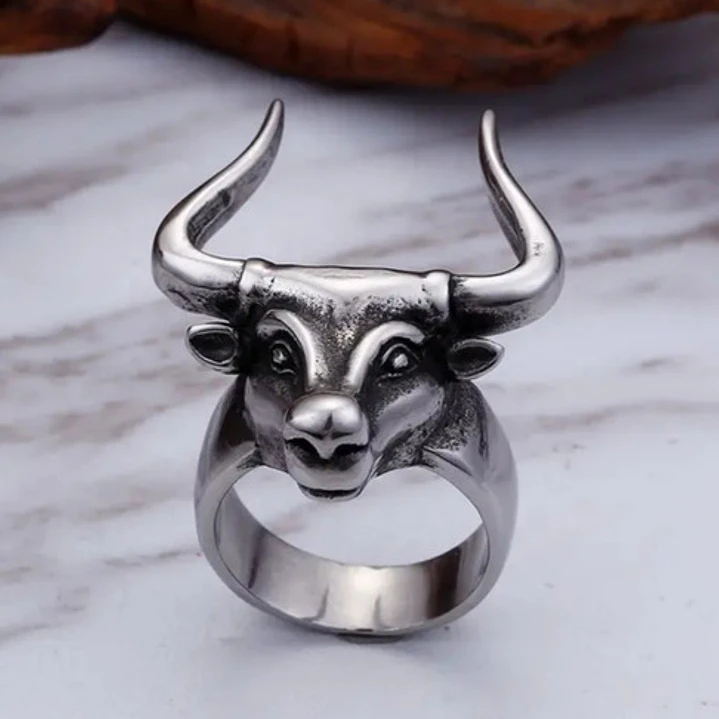 Anillo Power Bull, Acero Inoxidable, Hombre 3
