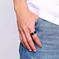 Anillo Black Bisel, Acero Inoxidable, Hombre - Miniatura 5