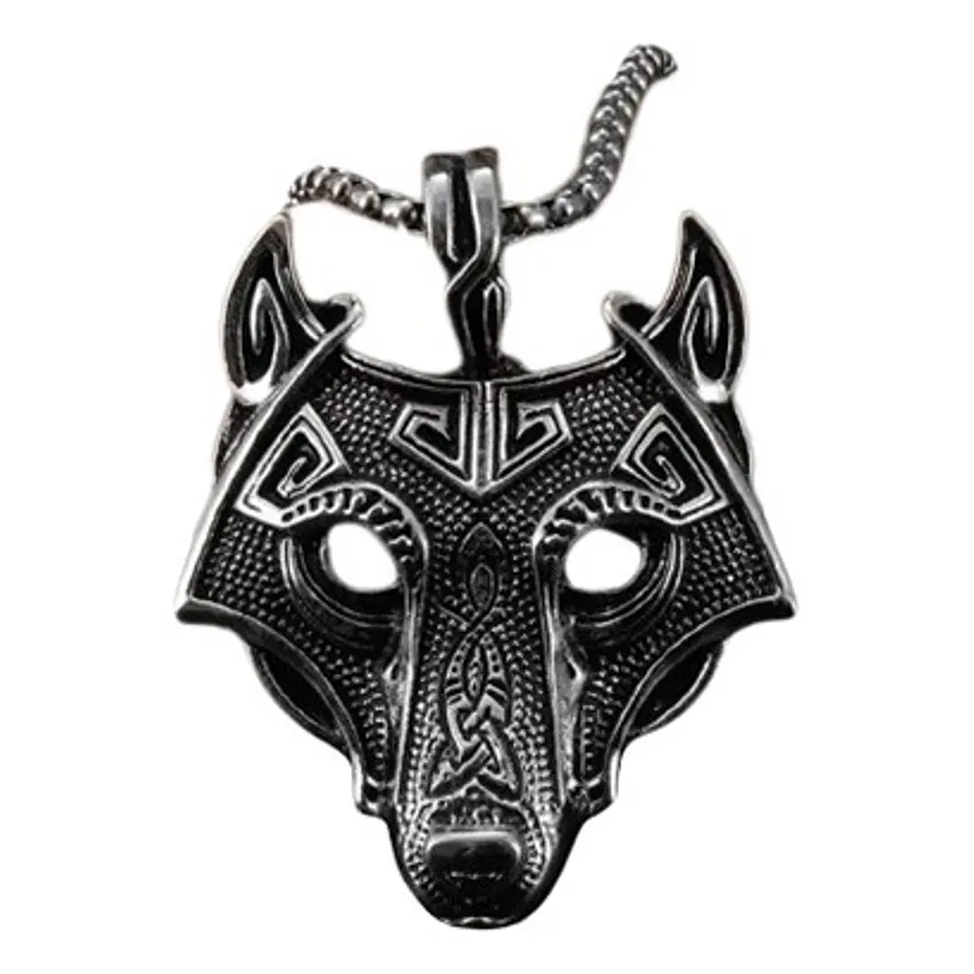Collar Vikingo Fenrir, Acero Inoxidable, Unisex 6