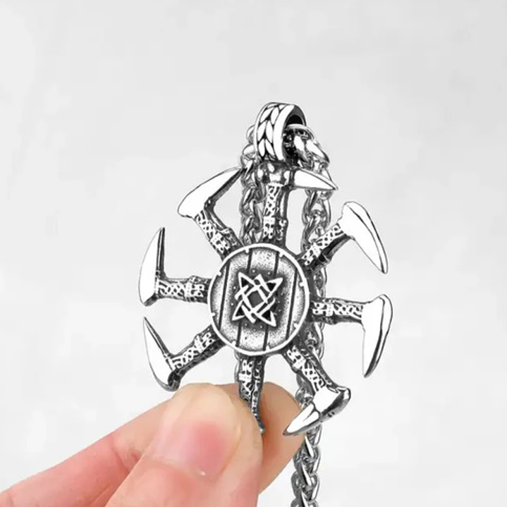 Collar Vikingo Kolovrat, Acero Inoxidable, Unisex 2