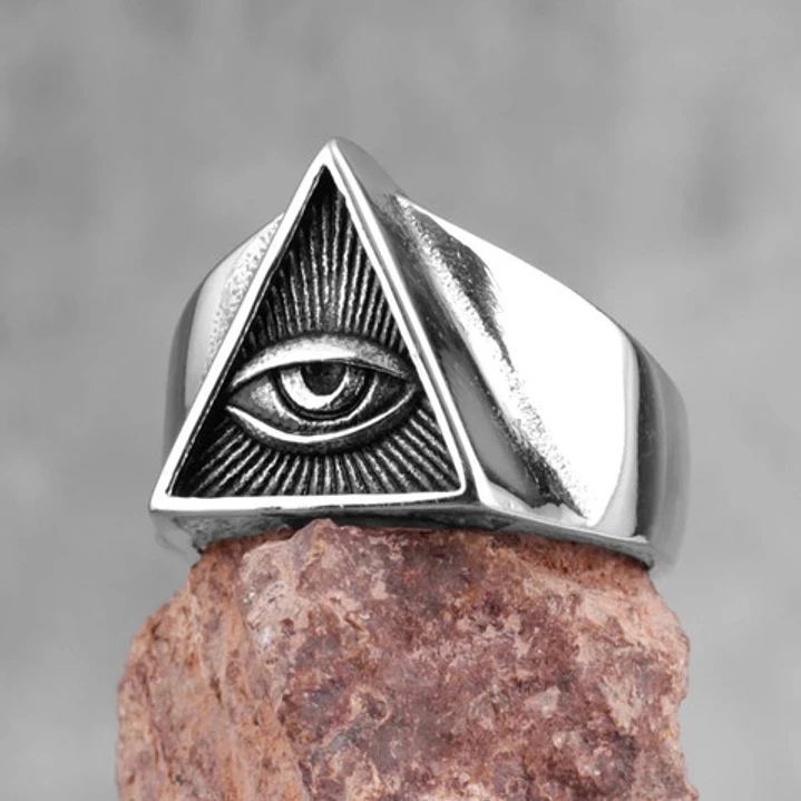 Anillo Illuminati, Acero Inoxidable, Hombre 3