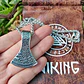 Collar Vikingo Hacha Tallada, Acero Inoxidable, Unisex - Miniatura 2