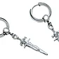 Aros Piercing Espada, Oreja Con Perforación, Acero, Hombre - Miniatura 3
