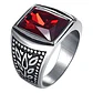 Anillo Nápoles Red, Acero Inoxidable, Hombre - Miniatura 1