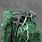 Aros Cross Three Skulls, Oreja Con Perforación, Acero Inox. - Miniatura 2