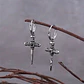 Aros Cross Three Skulls, Oreja Con Perforación, Acero Inox. - Miniatura 3