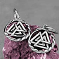 Aros Vikingos Valknut Dragón, Acero Inoxidable - Miniatura 4