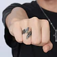 Anillo Pluma, Acero Inoxidable, Para Hombre - Miniatura 2